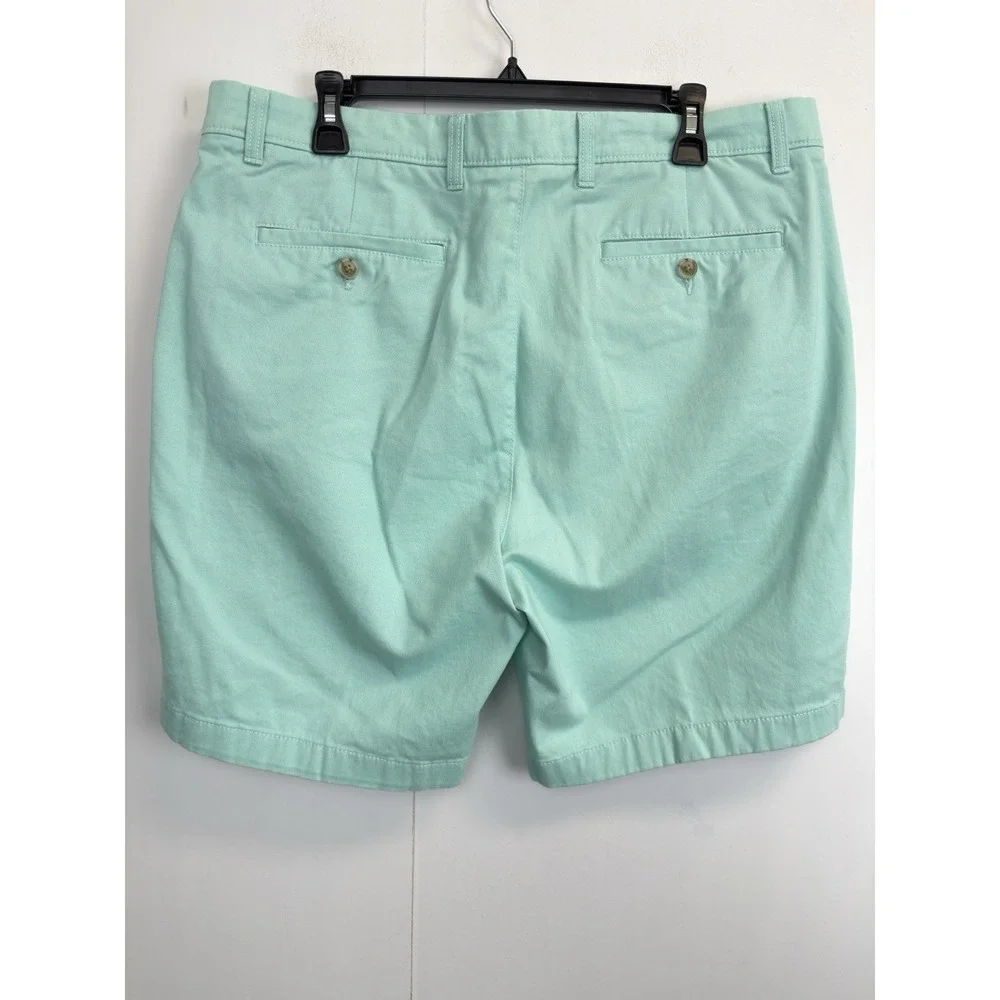 Roundtree‎ & Yorke Cotton Shorts Men's 38 Mint Golf Preppy Flat Front 9